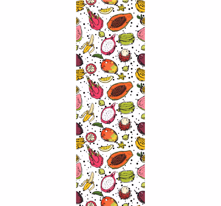 Tapet natura deliciul fructelor tropicale - TenStickers