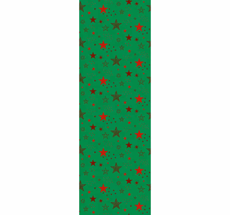 Crăciun tapet model de stele festive - TenStickers