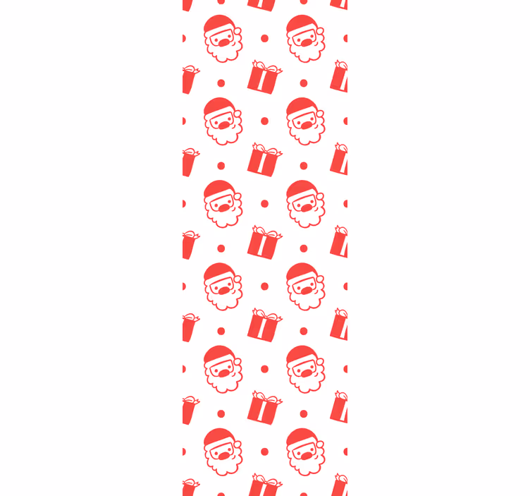Crăciun tapet motiv festiv al lui mos craciun - TenStickers