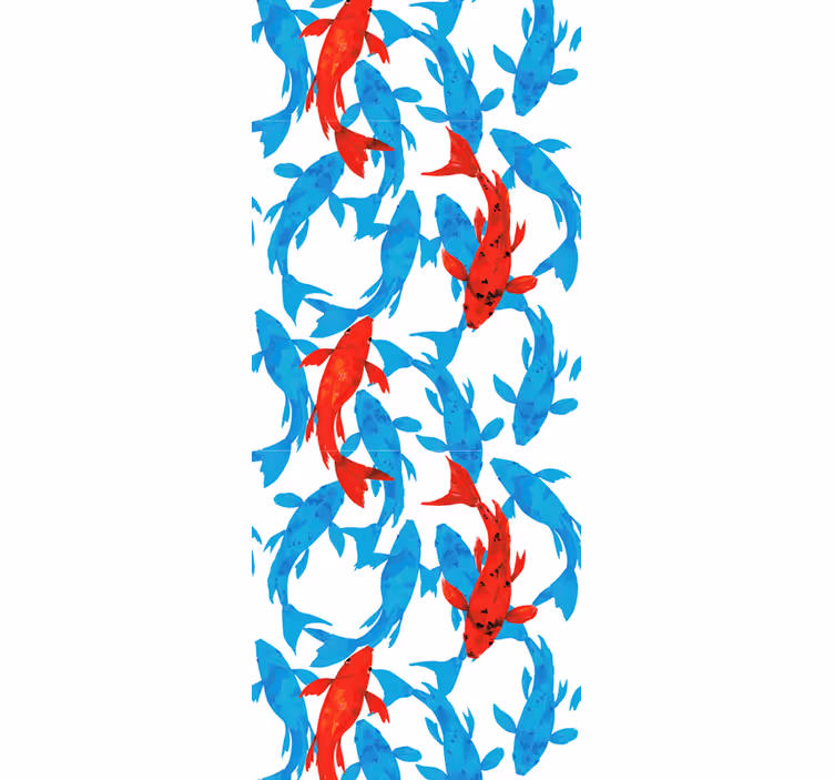 Wallpaper cu peşte dans acvatic - TenStickers
