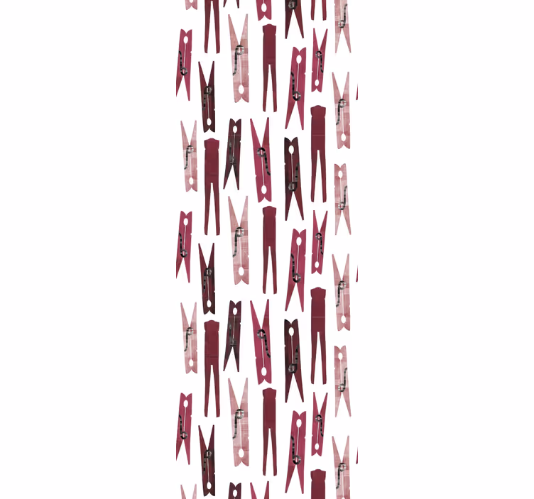 Tapet geometric agrafe împrăștiate - TenStickers