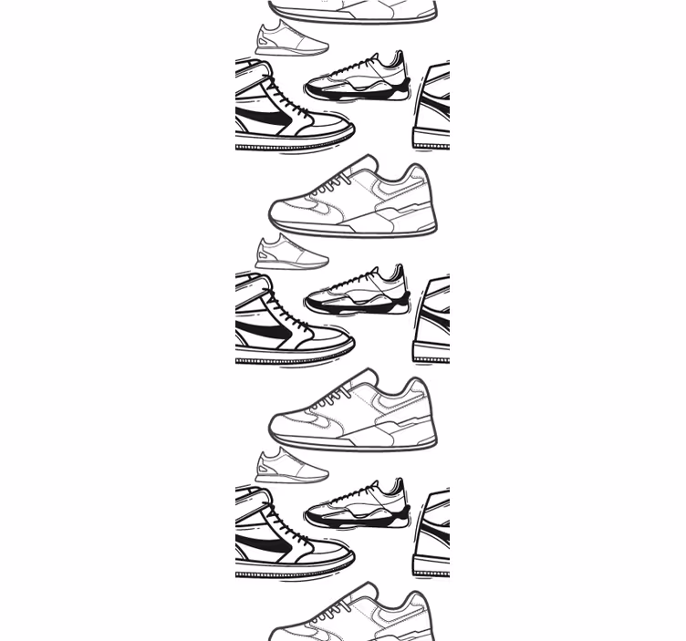 Tapet de artă ilustrații de adidași - TenStickers