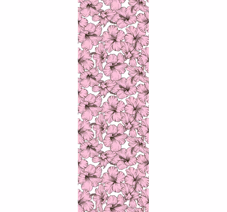 Tapet flori aranjament floral hibiscus - TenStickers