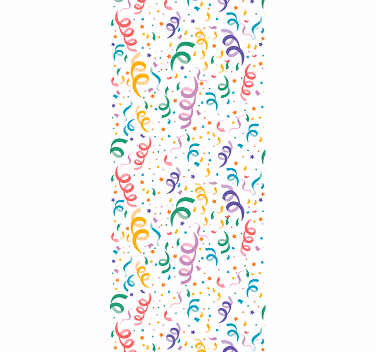 Tapet de pepinieră design de confetti festiv - TenStickers