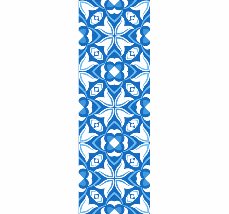 Tapet gresie modele albastre elegante - TenStickers