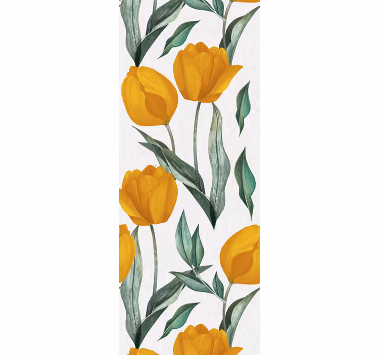 Tapet flori flori de lalele - TenStickers