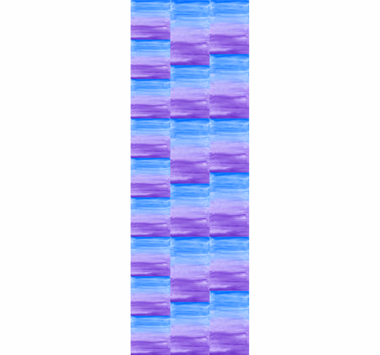 Tapet geometric table de șah cu pensula - TenStickers