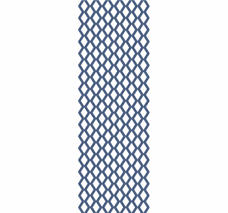 Tapet cu model de diamant în stil hampton - TenStickers