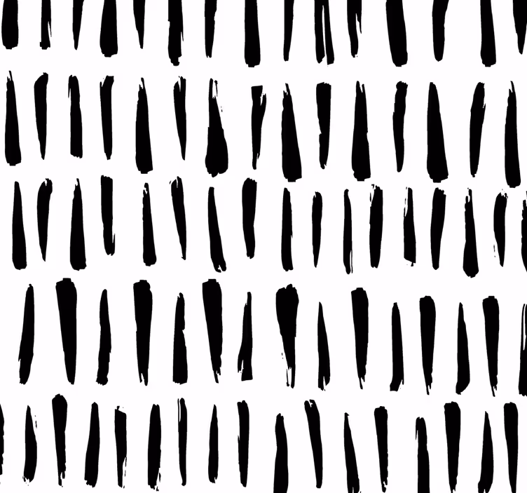 Tapet baie dungi negre elegante - TenStickers