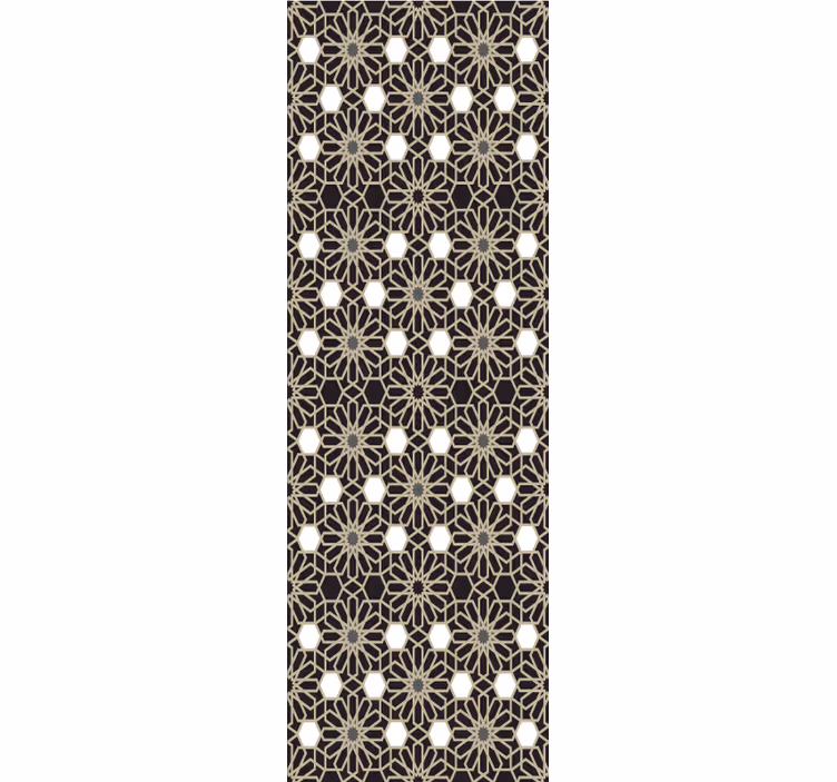 Tapet gresie tema florala geometrica - TenStickers