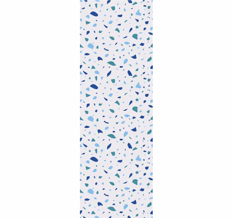 Tapet texturat terrazzo simplu albastru - TenStickers
