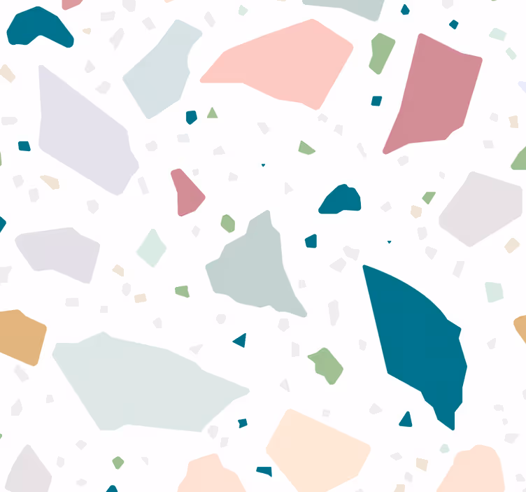 Tapet cu model terrazzo mediteranean - TenStickers