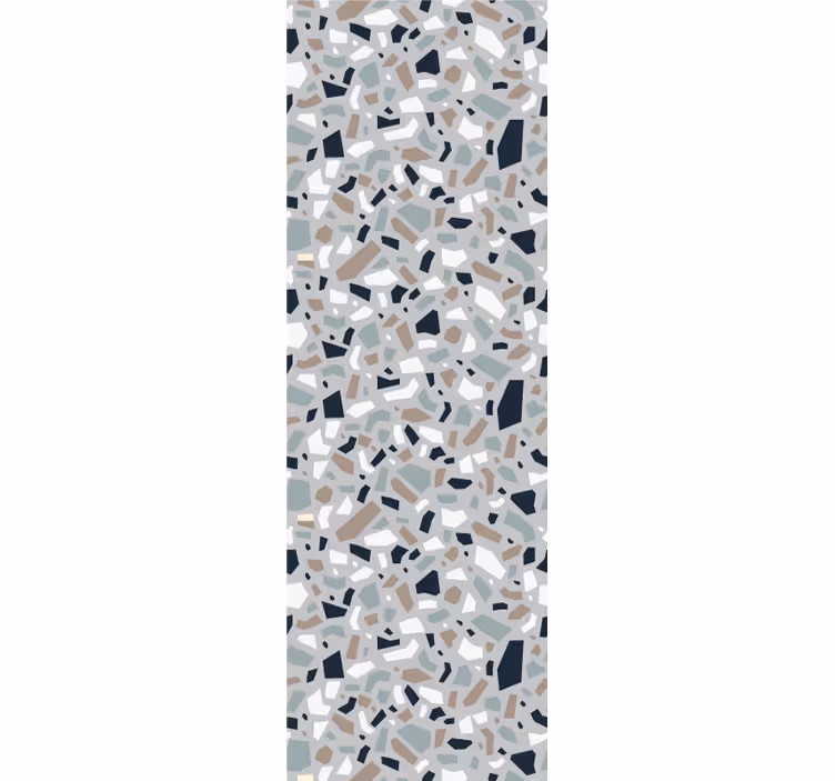 Tapet texturat terazzo elegant gri - TenStickers