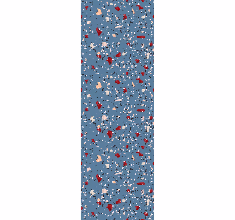 Tapet textură imitație de terrazzo albastru - TenStickers