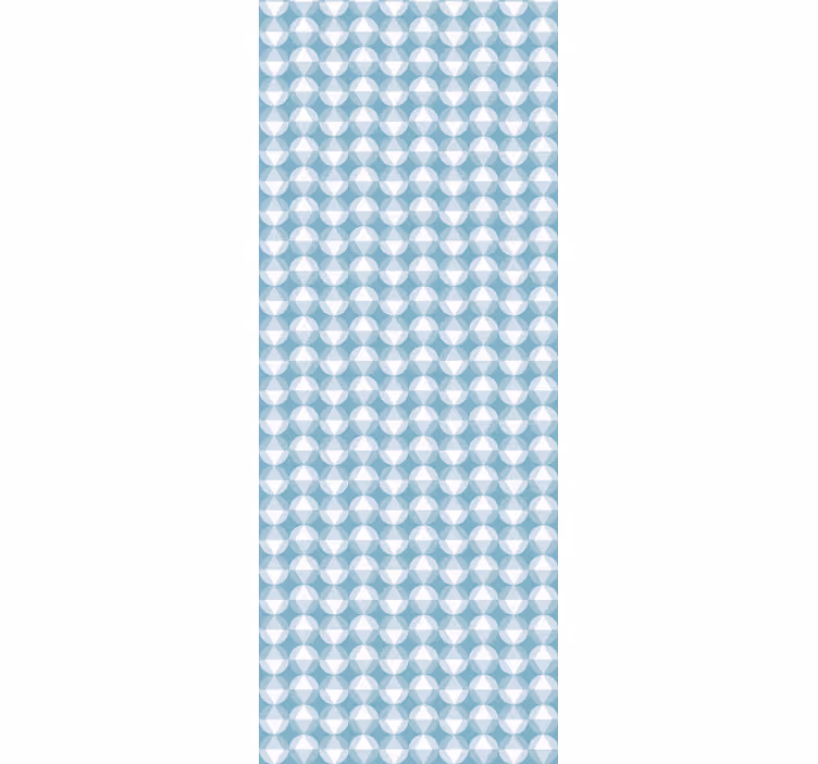 Tapet geometric modele albastre moi - TenStickers