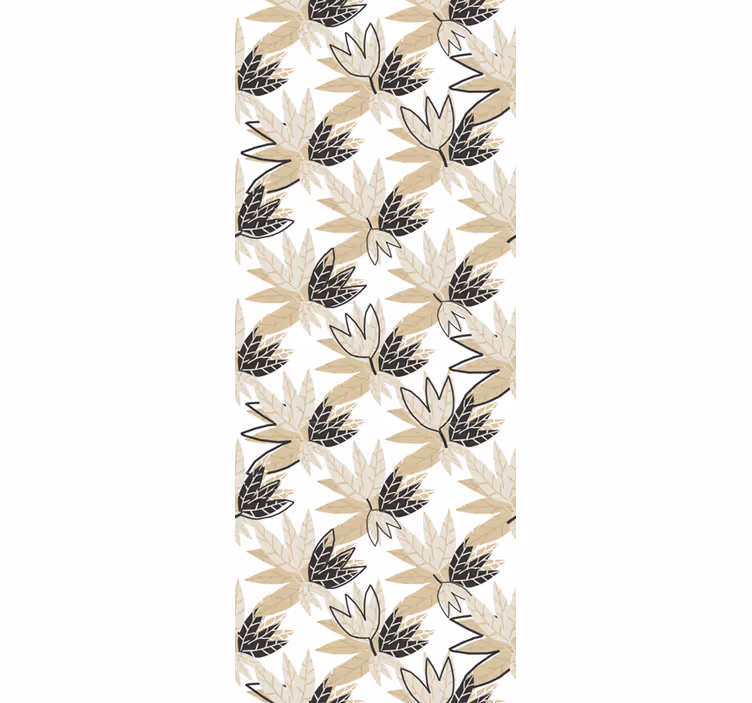 Tapet de frunze design botanic cu frunze - TenStickers