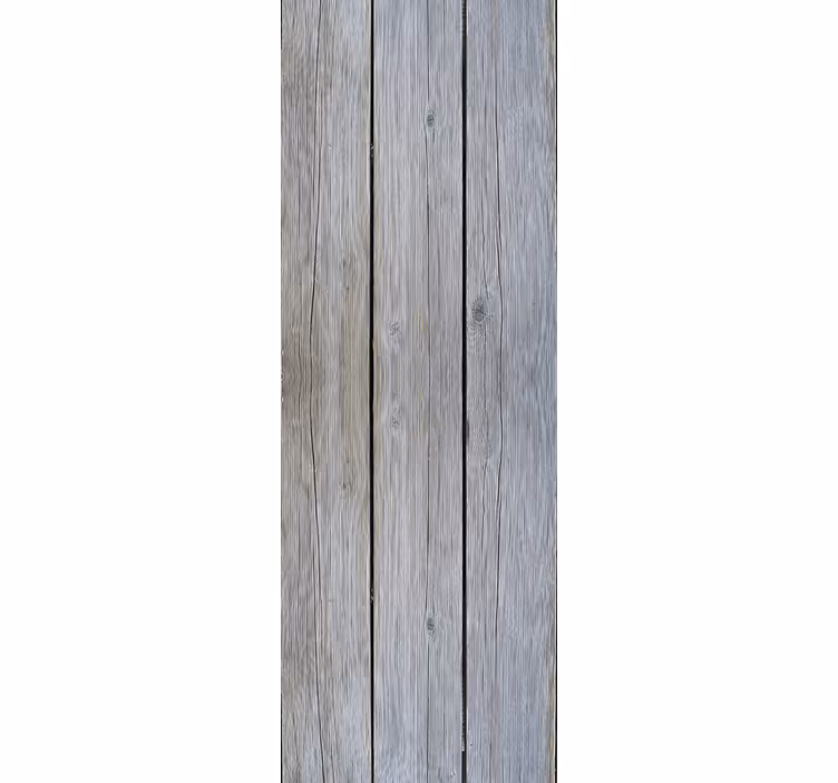 Tapet dormitor din lemn brut stil nordic gri - TenStickers