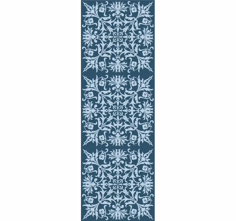 Tapet floral cu model floral ornamental - TenStickers