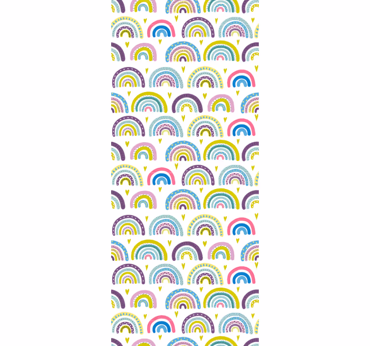 Tapet copii model de curcubeu colorat - TenStickers