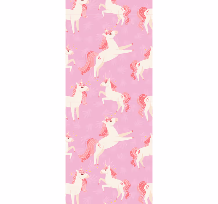 Tapet de animale unicorni dansatori - TenStickers
