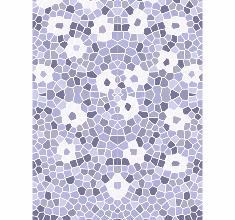 Tapet gresie model floral mozaic - TenStickers