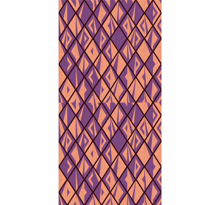 Tapet geometric forme elegante de diamante - TenStickers
