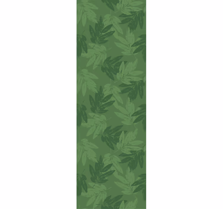 Tapet de frunze model verde simplu - TenStickers
