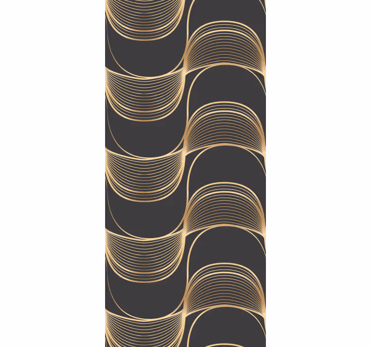 Tapet geometric modele de linii elegante - TenStickers