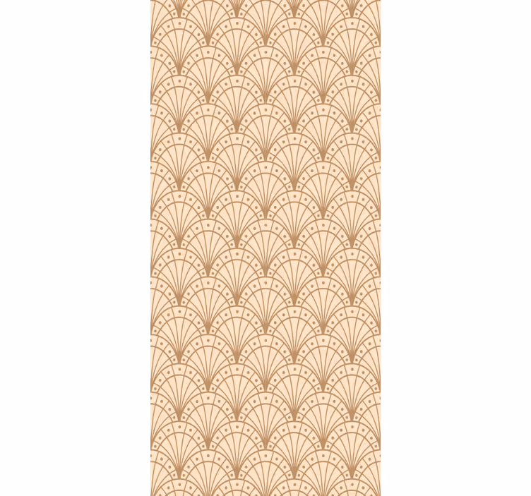 Birou tapet motiv elegant evantai - TenStickers