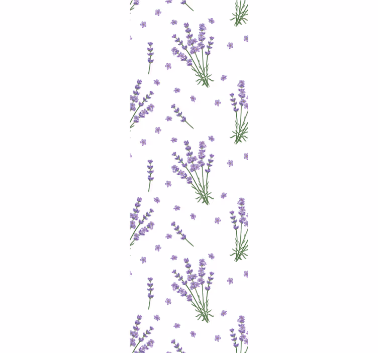 Tapet flori gradina florala de lavanda - TenStickers