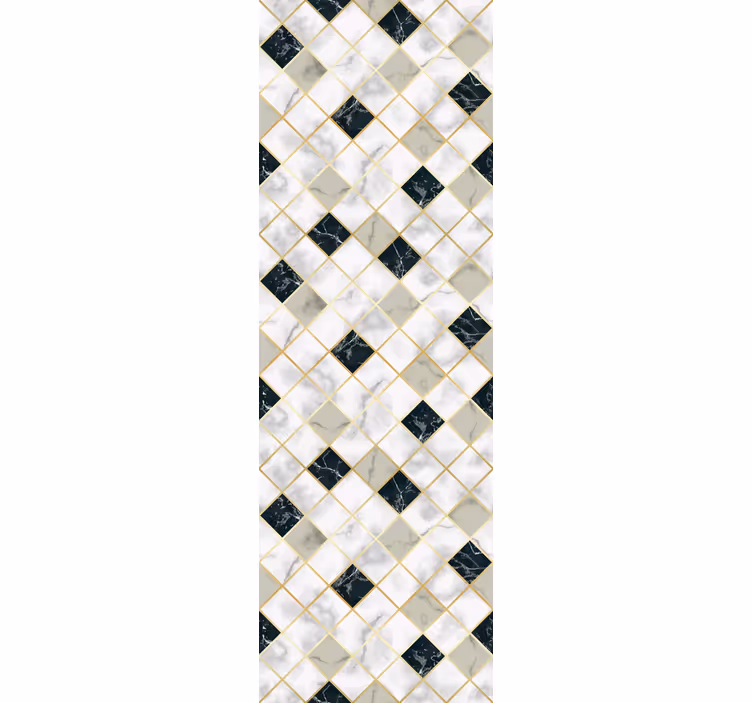 Tapet marmură model elegant de diamante - TenStickers