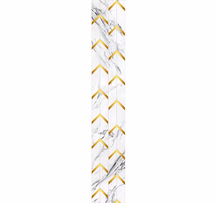 Tapet marmură model chevron elegant - TenStickers