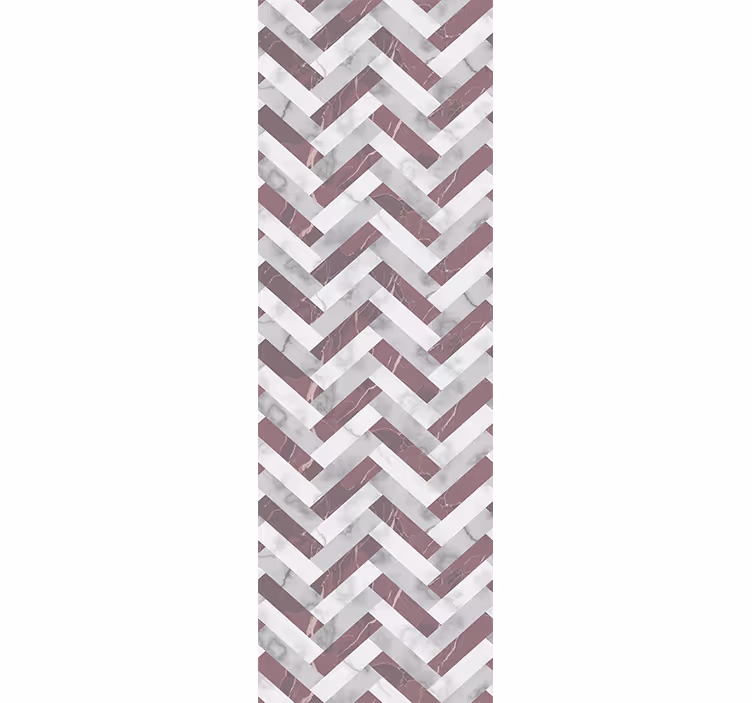Tapet marmură model chevron gri - TenStickers