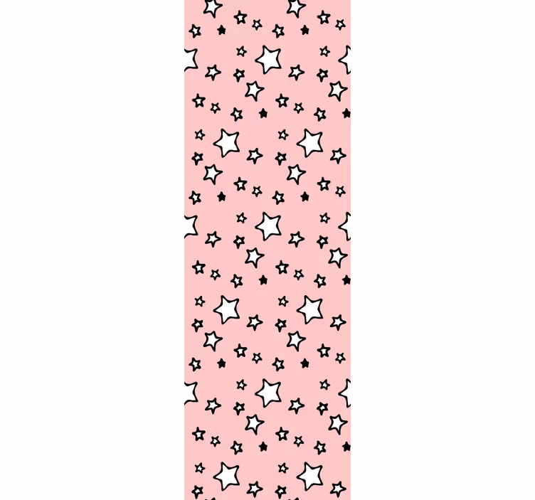 Tapet de pepinieră design stele roz - TenStickers
