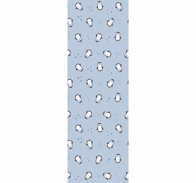 Tapet copii model de pinguin jucăuș - TenStickers
