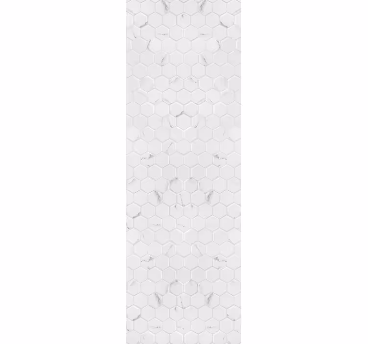 Tapet modern hexagon gresie eleganta gri - TenStickers
