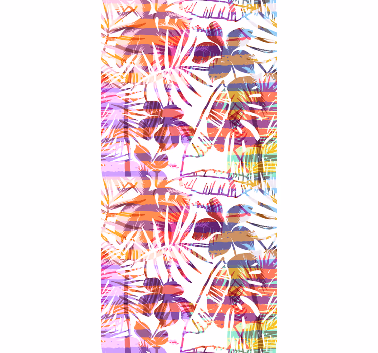 Tapet flori modele florale vibrante - TenStickers