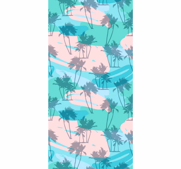 Tapet baie model de palmier tropical - TenStickers