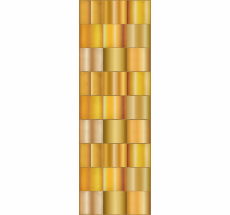 Tapet texturat model geometric auriu - TenStickers