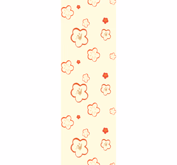 Tapet flori modele florale delicate - TenStickers
