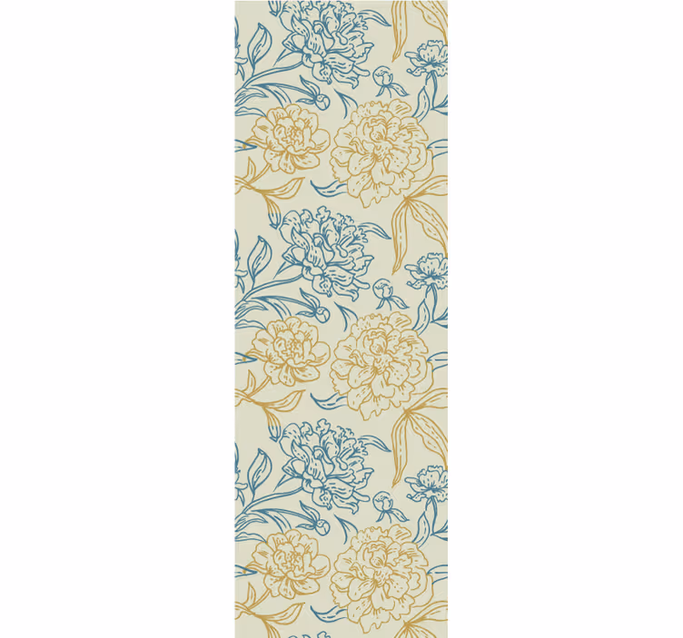 Tapet flori inspirație florală - TenStickers