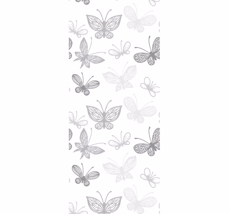 Tapet pentru baie cu model mic fluture - TenStickers