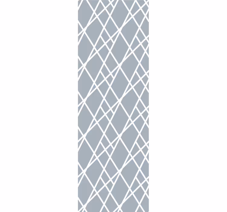 Tapet geometric linii diagonale gri - TenStickers