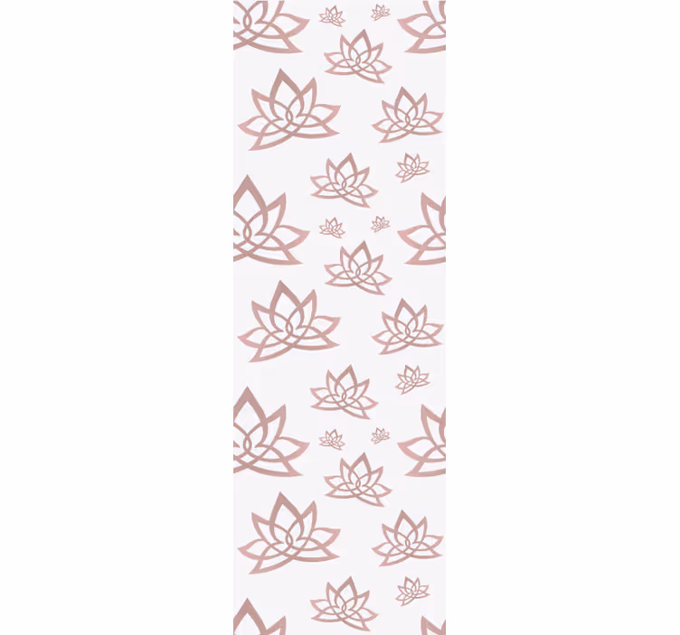 Tapet floral model lotus bej - TenStickers