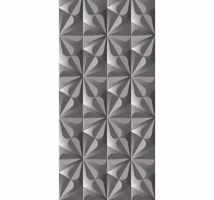 Tapet geometric motive cu modele stilate - TenStickers