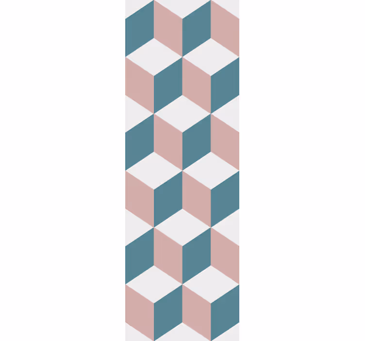 Tapet geometric aranjament cub 3d - TenStickers