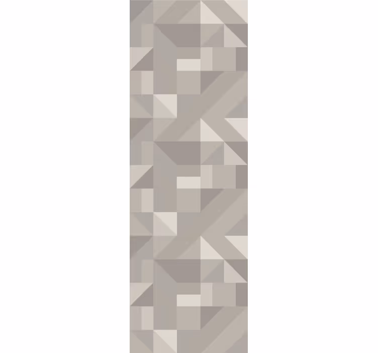 Tapet geometric nuanțe neutre de bej - TenStickers