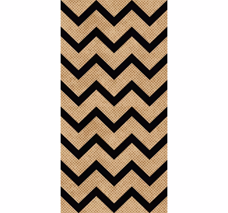 Tapet geometric stil chevron zig-zag - TenStickers