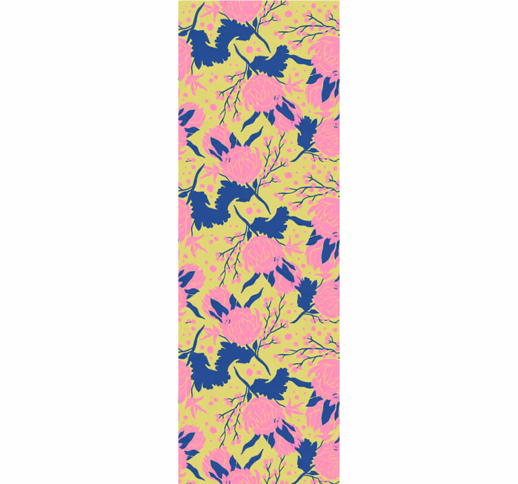 Tapet flori model floral vibrant - TenStickers