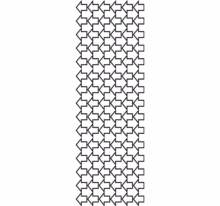 Tapet geometric model de săgeți direcționale - TenStickers
